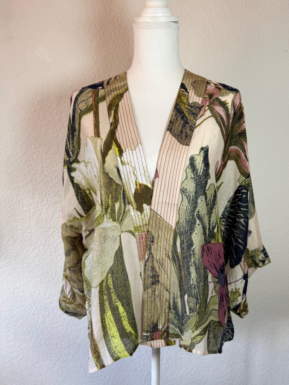 One Hundred Stars Kimono OS Open New with Tags